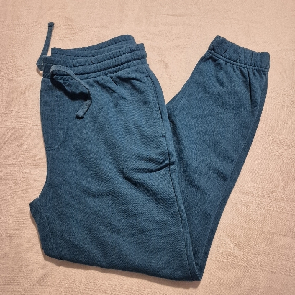 No Boundaries men's dark Teal size medium 32-34 jogging pants, GUC